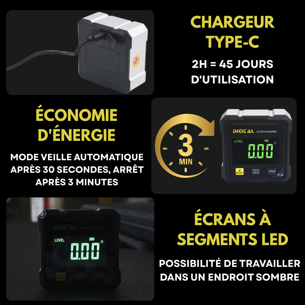 Solimma® - Niveau Digital Magnétique