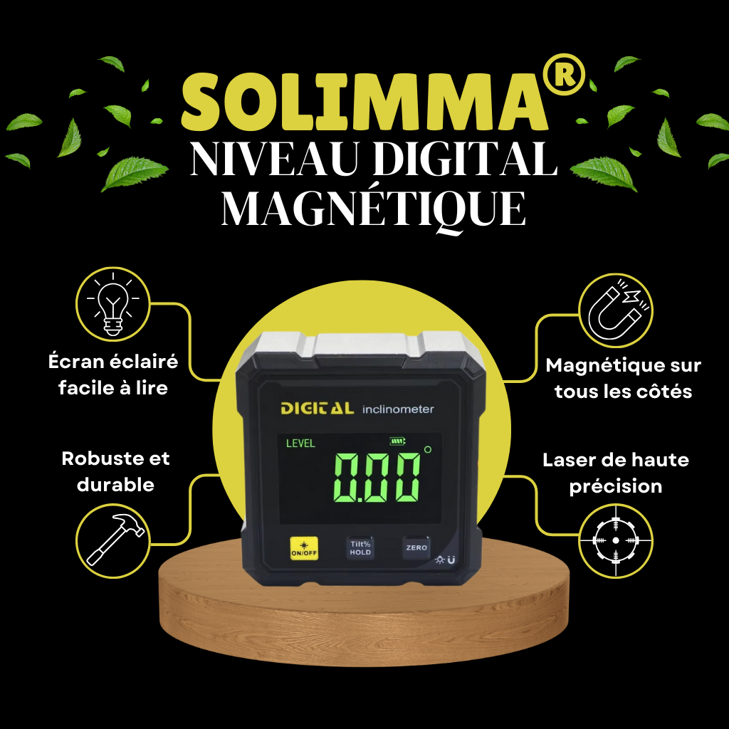 Solimma® - Niveau Digital Magnétique